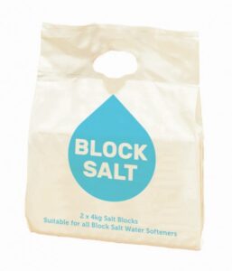 Block salt 2 x 4kg for water softeners