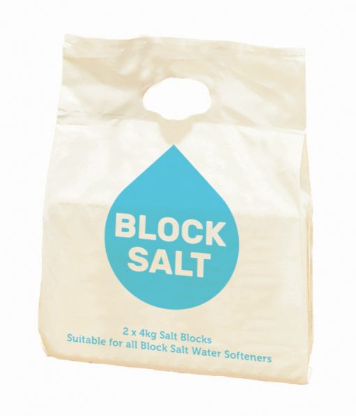 Block salt 2 x 4kg for water softeners