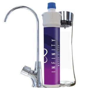 Infinity Ultra Filtration System with chrome tap and blue filter cartridge