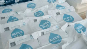 Block salt for water softener