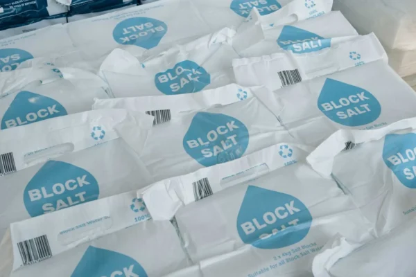 Block salt for water softener