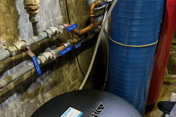 Hotel water softener installation in Bournemouth