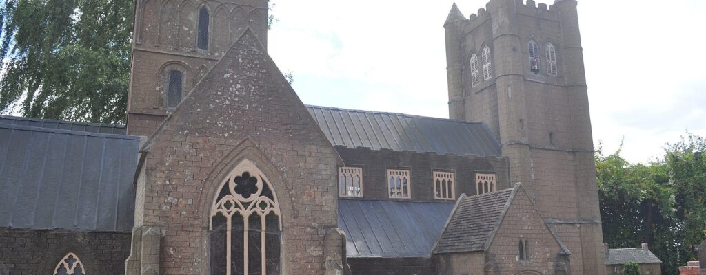 Water softener services in Wimborne, Dorset - aerial view of Wimborne Minster